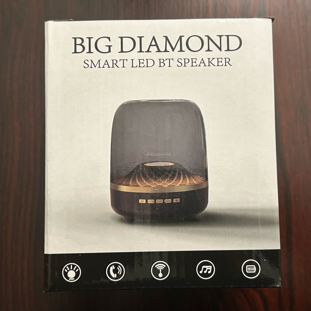 Big Diamond Smart LED BT Speaker